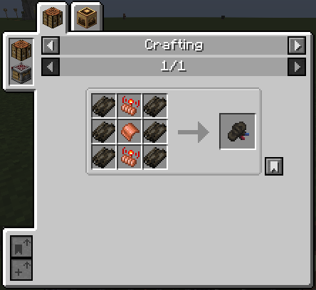 Crafting Recipe for the Cable