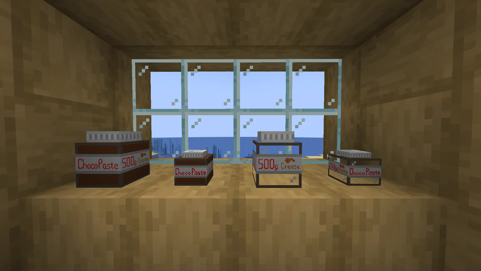4 jars, 2 full, 2 empty