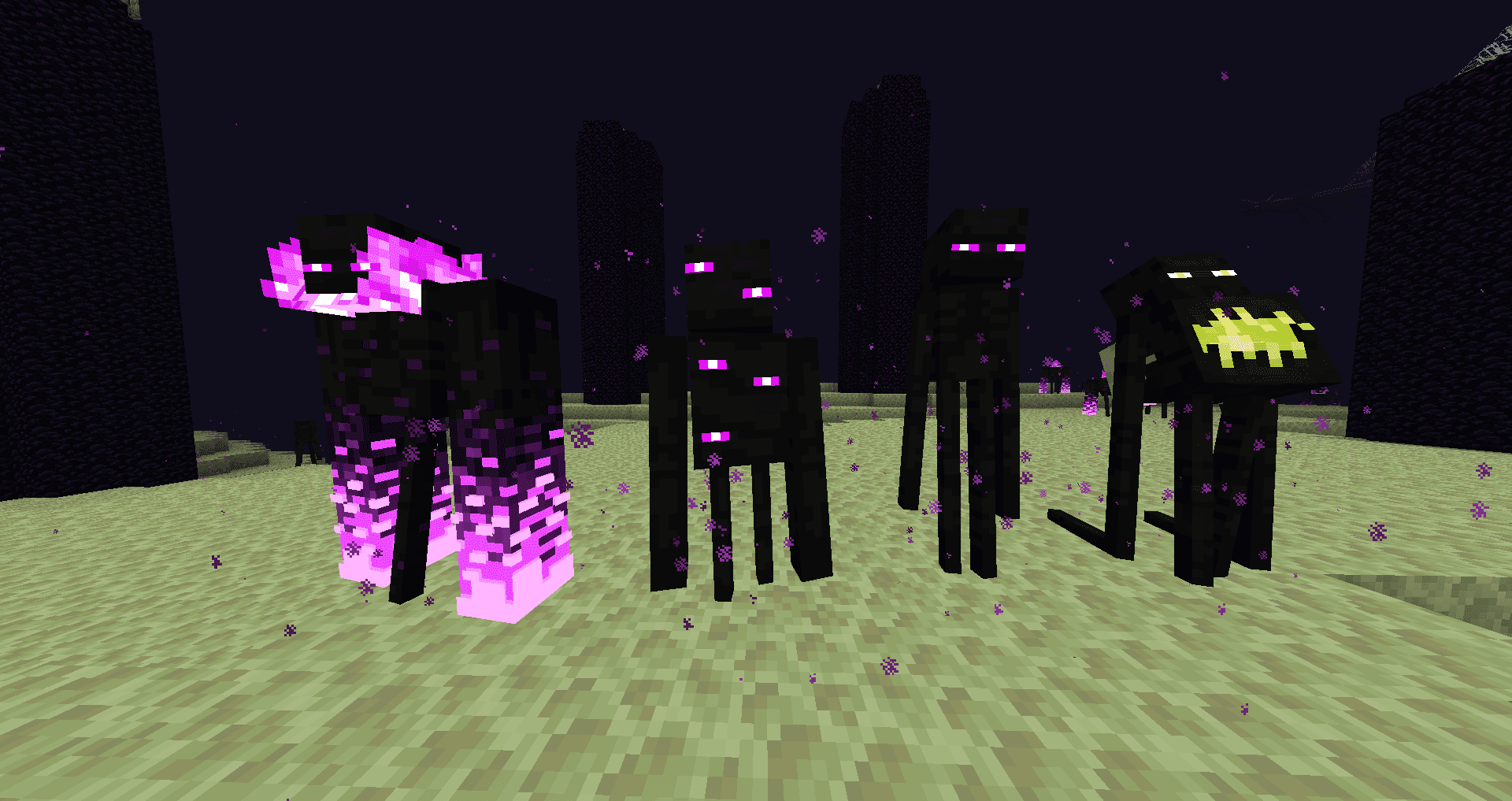 Enderman's from Minecraft Dungeons