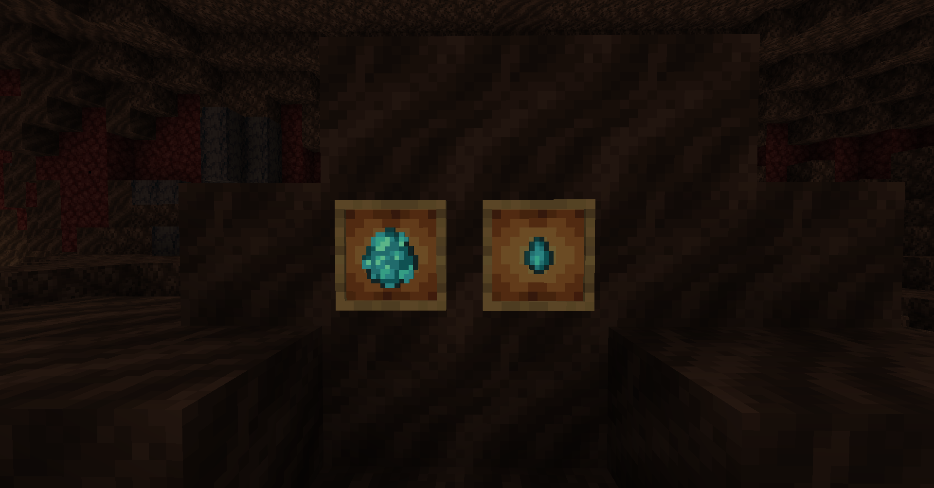 How the Glow Sqast Spawn Egg and Tear look in-game