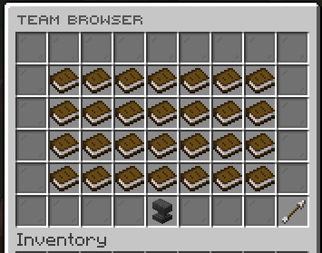 Admin team browser or editor
