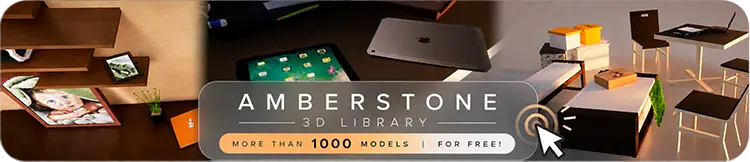 Amberstone 3D library