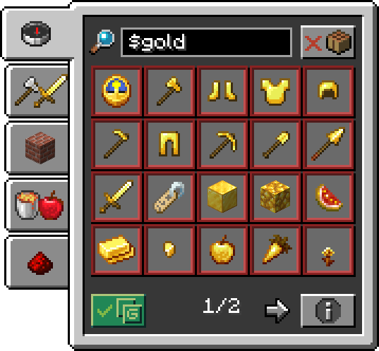 ingredient search showcase