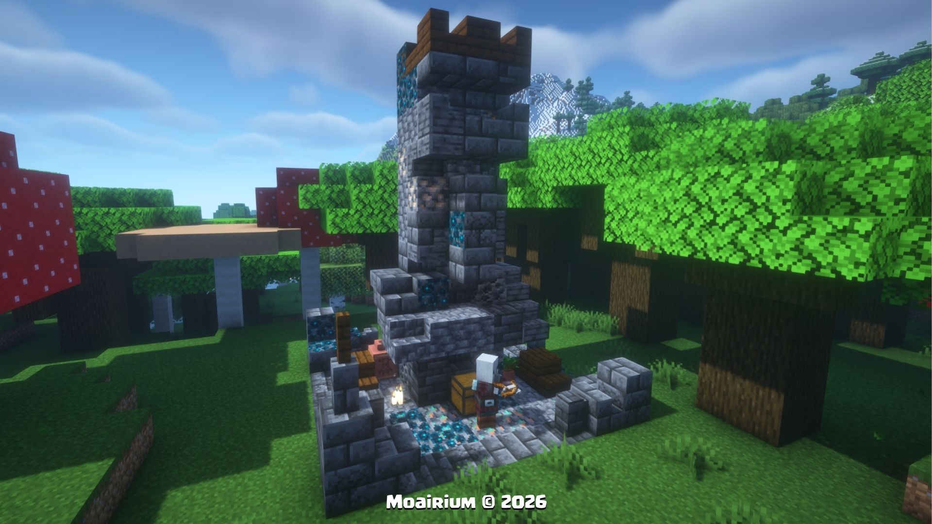 Deepslate Pillager Moai Ruin Promo