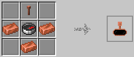 Crafting recipe for the Biome Scanner