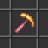 Image of a glowing yellow pickaxe