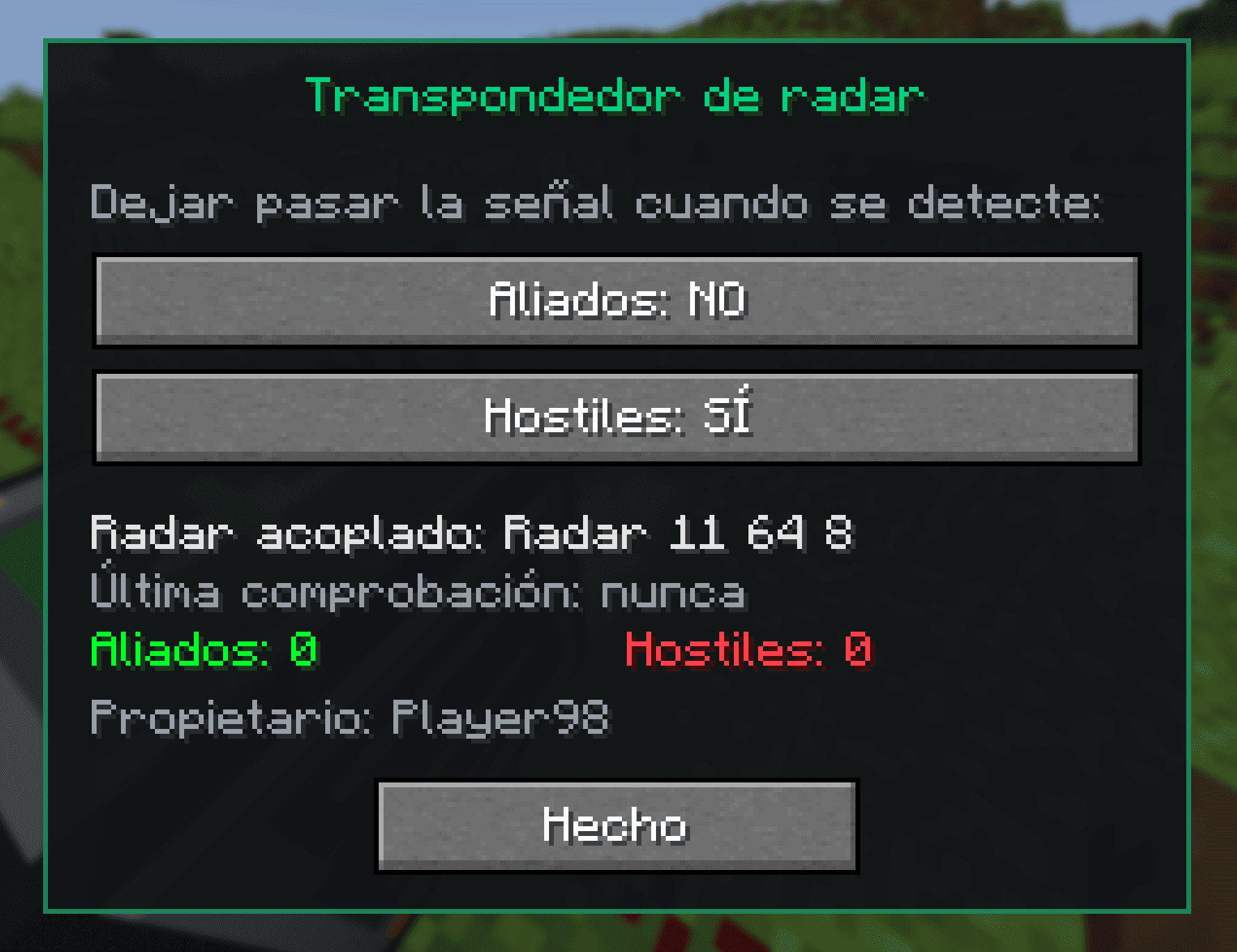 Transponder GUI