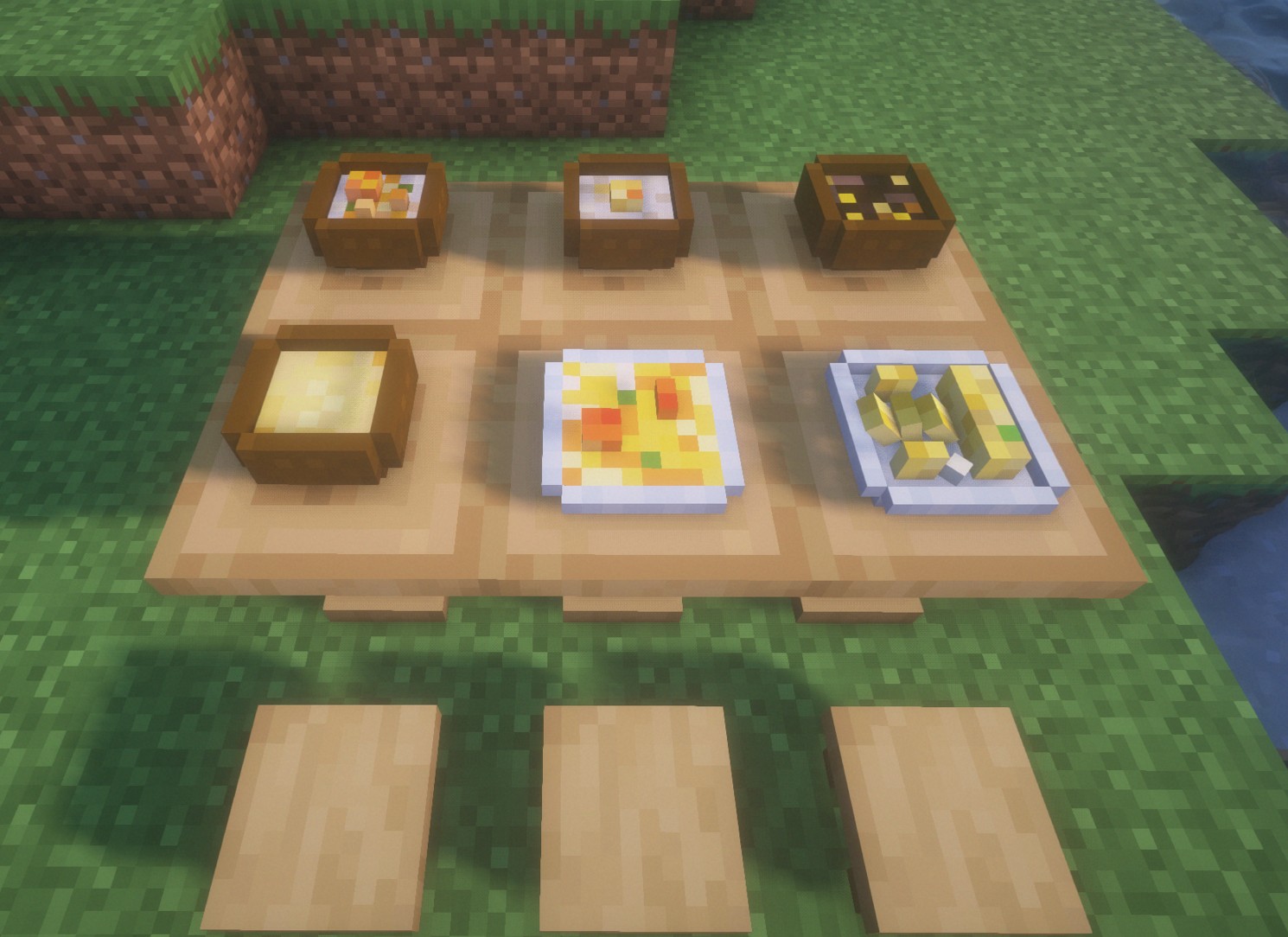 Modeling effect of placement food 
