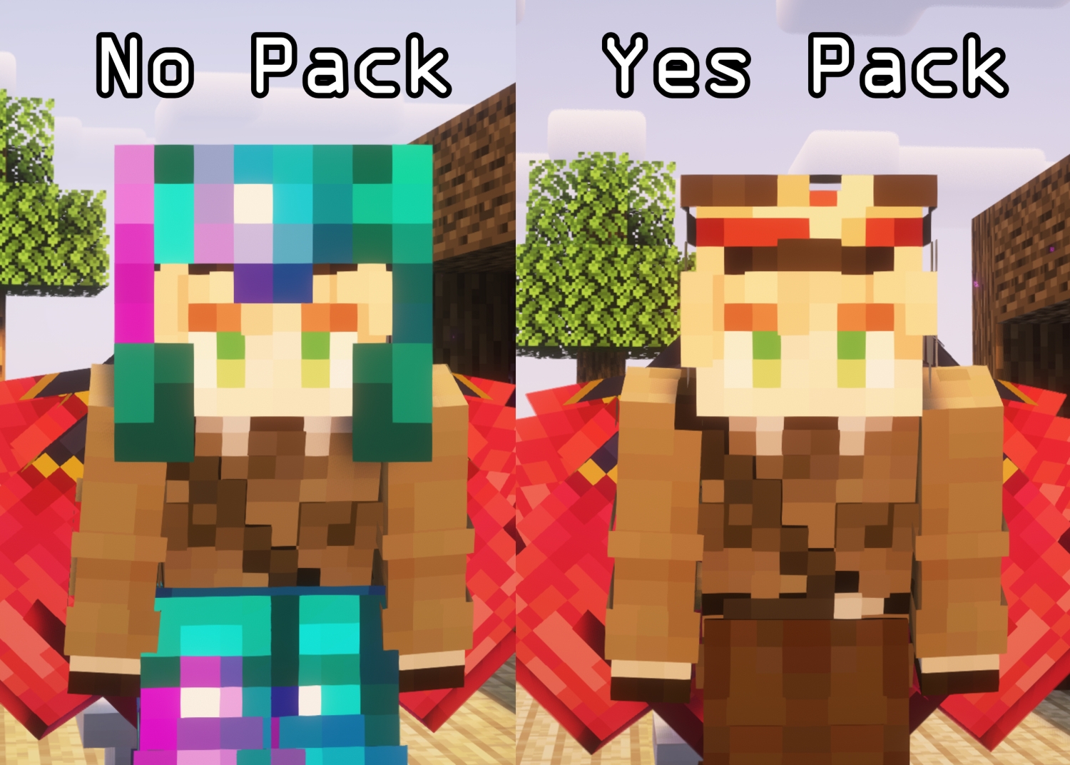 Crystalite armour is hidden with the pack on.