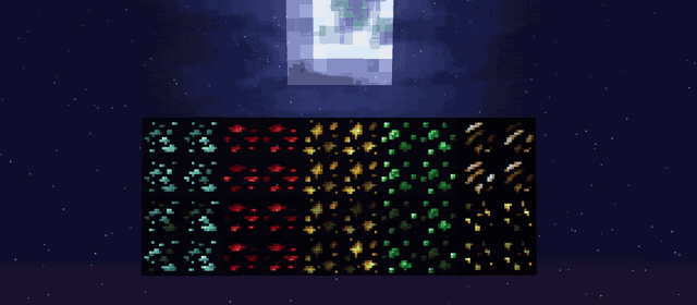 Ore animation under the sky