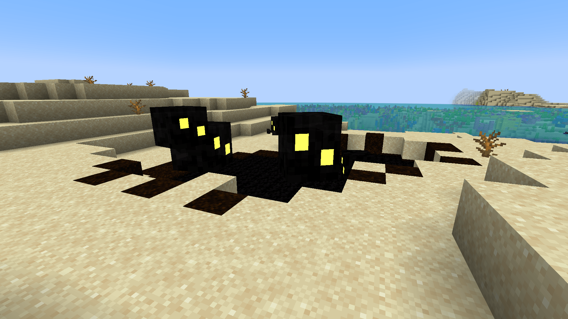 Tar pit in a desert