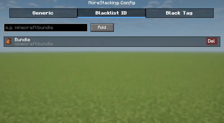 Config Interface