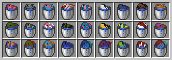 Screenshot of some fish buckets