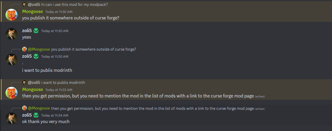 Born in chaos mod permission