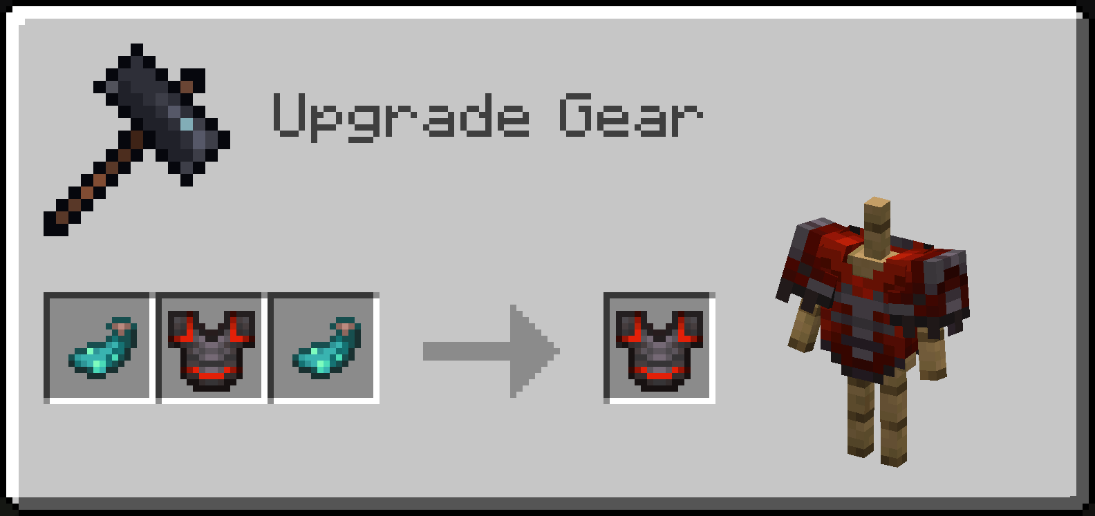 Glowing Trim crafting: Glow Ink Sac + Trimmed armor + Glow Ink Sac