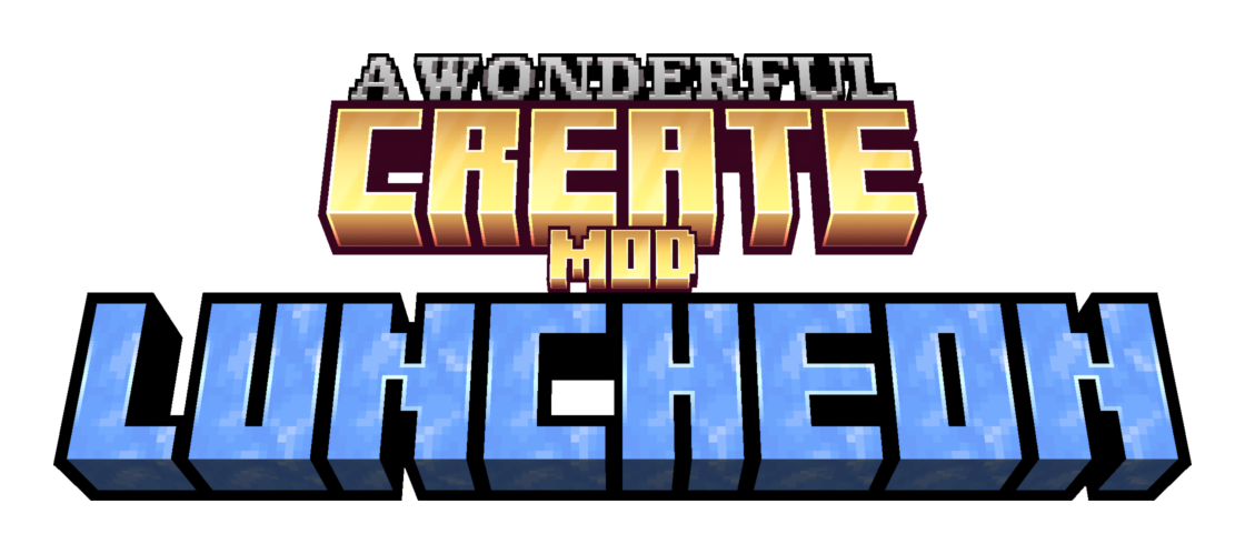 overly grandiose text that says A Wonderful Create Mod Luncheon