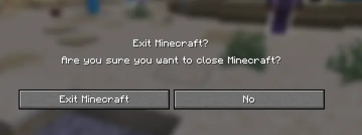 ExitMinecraft