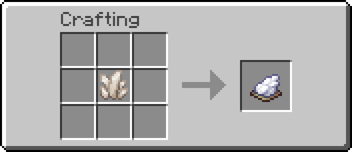 craft quartz into white dye