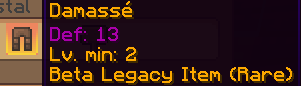 A normal beta item