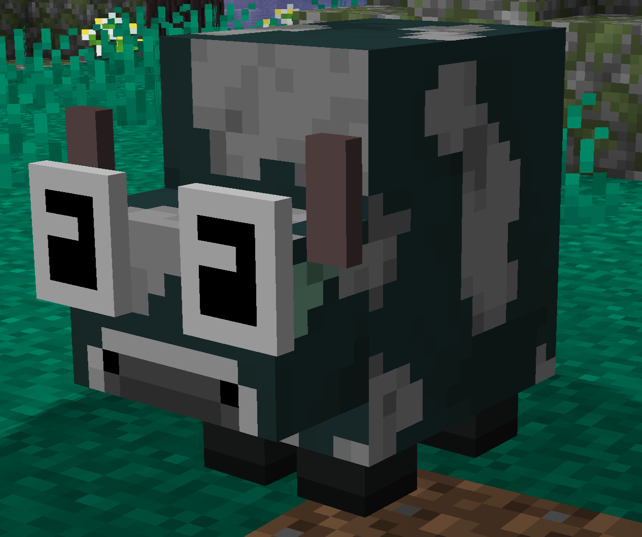 A picture of Juan, a weird looking cow with big eyes