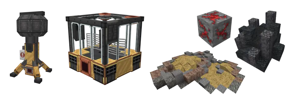Fluid refinement multiblocks & geysers