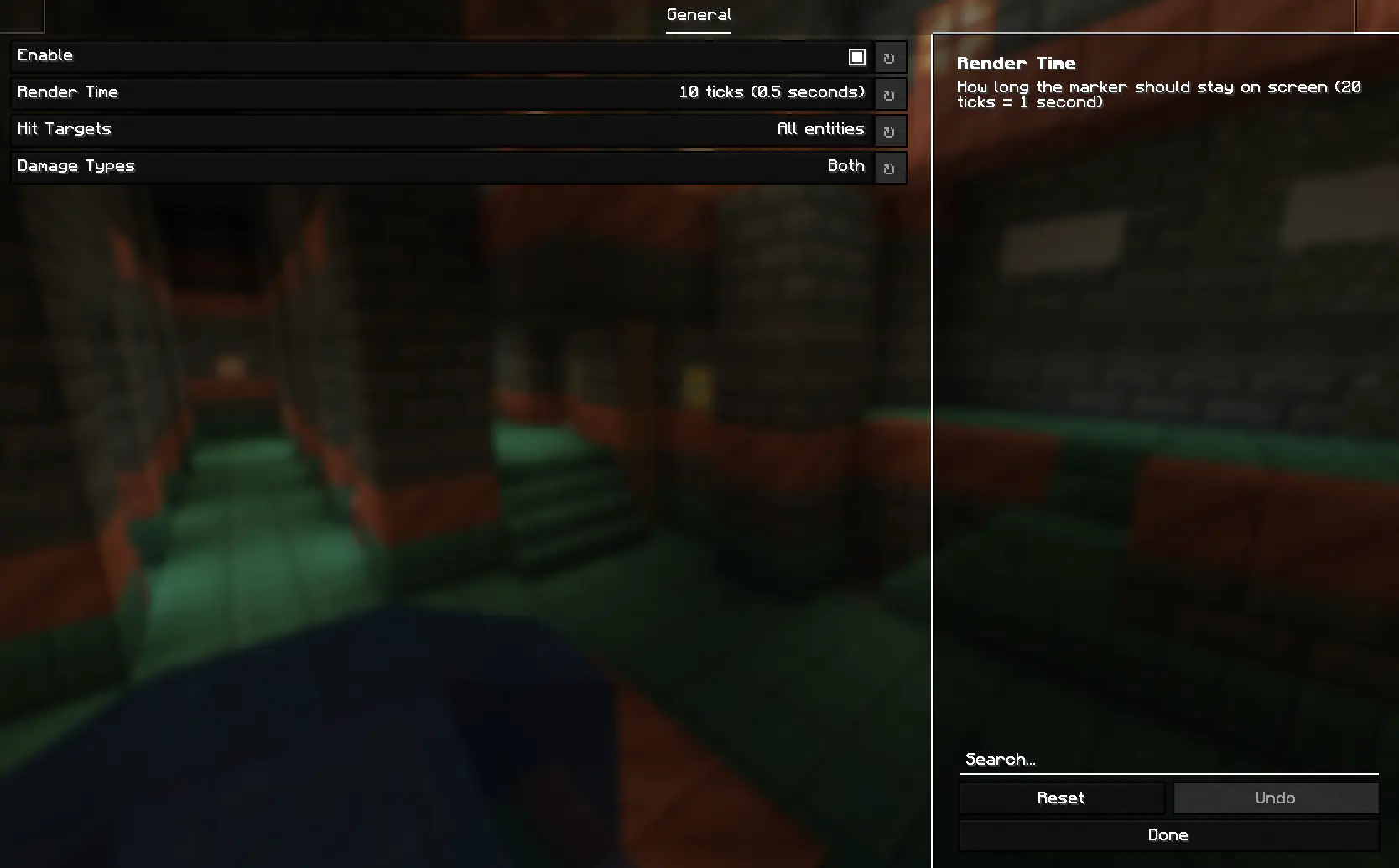 configurable setting