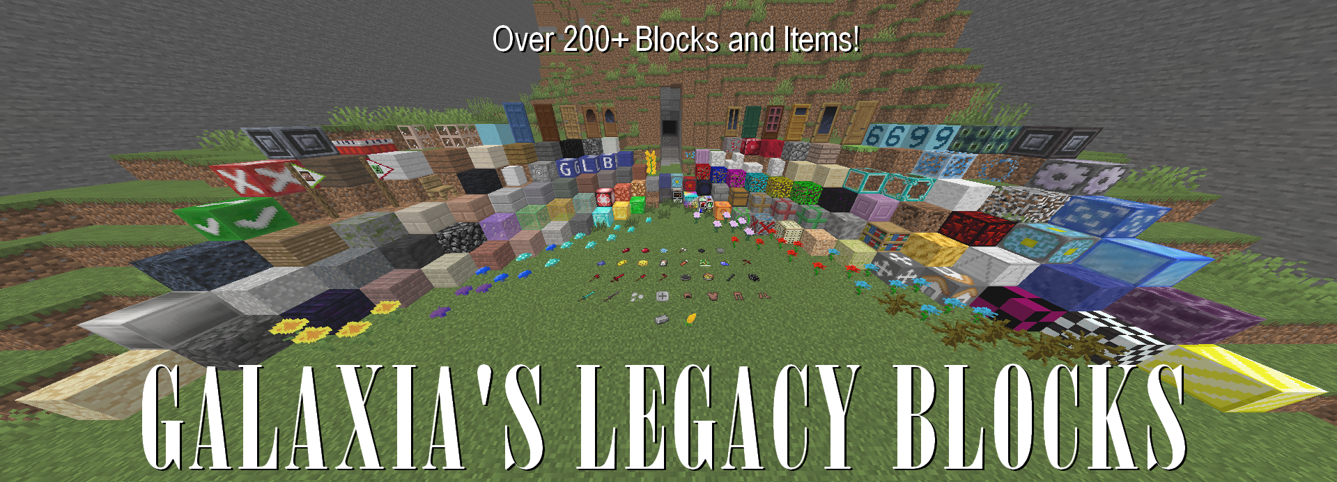 Mod showing most blocks from 1.3 of this mod