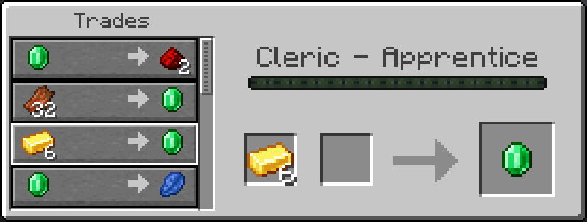 Cleric trade