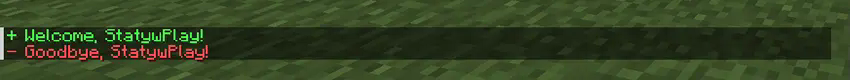 Join and Leave Messages