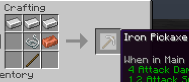 iron pickaxe