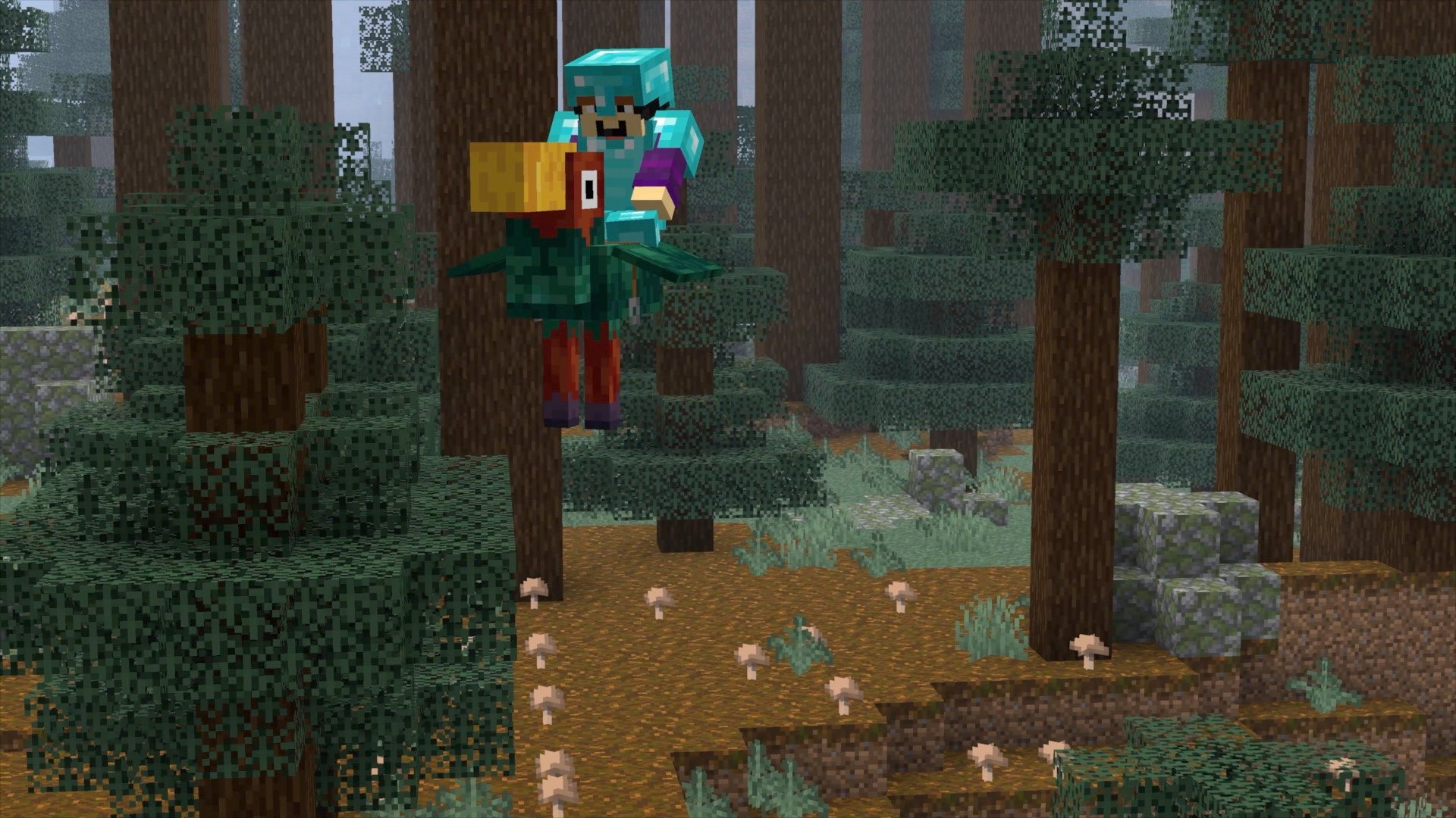 A player riding a Big Beak