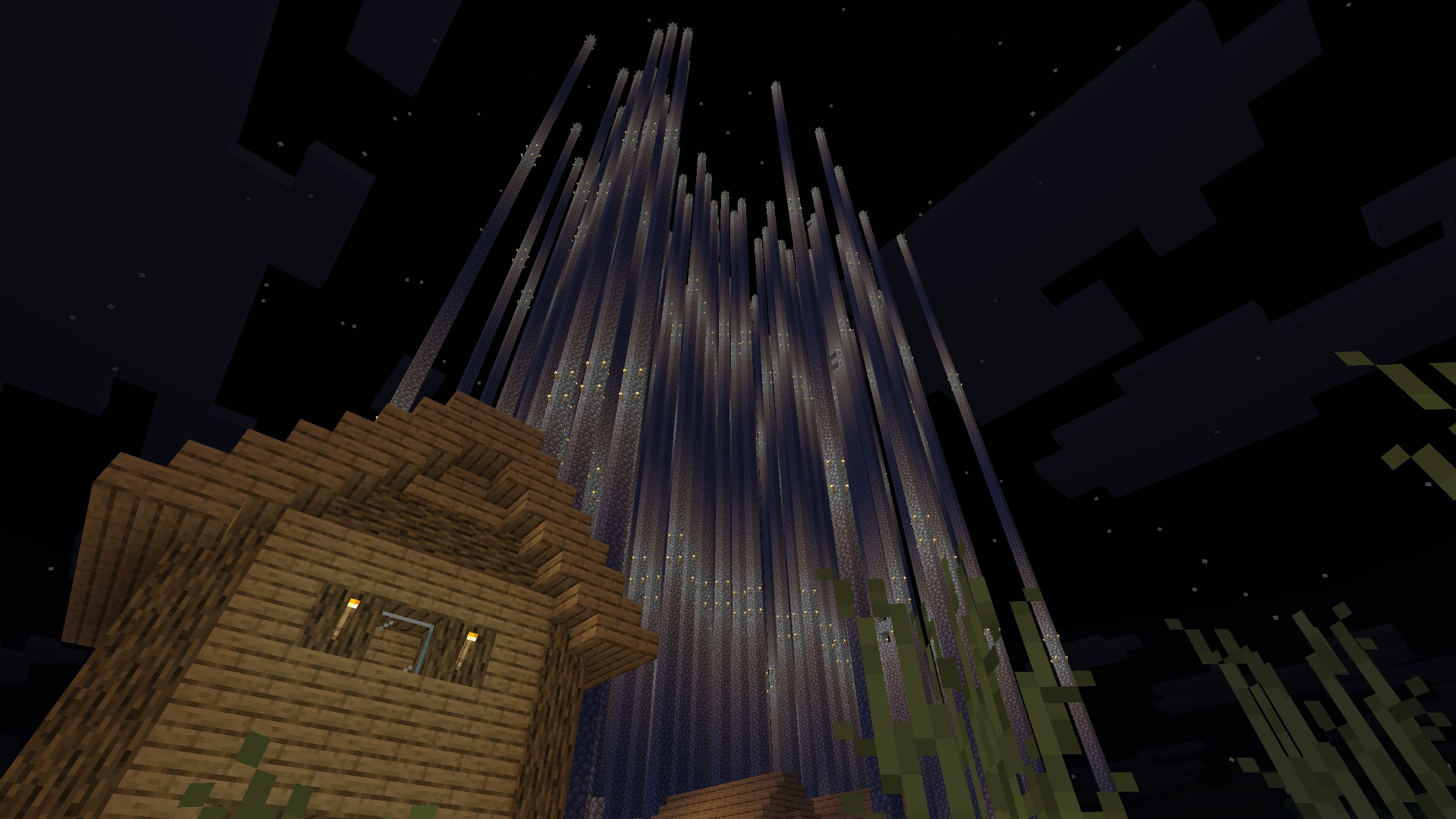 Multiple marker towers built very close together