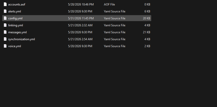 DiscordSRV Folder