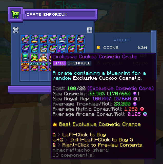 Crate Chances Example