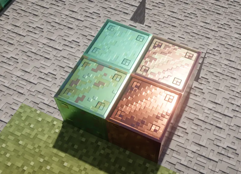 Copper block texture remade