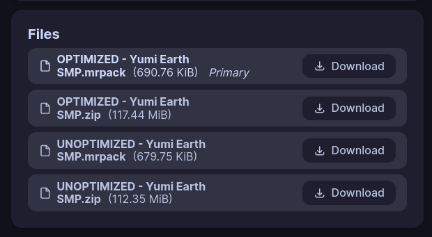 Yumi Earth SMP Modpack - Minecraft Modpack