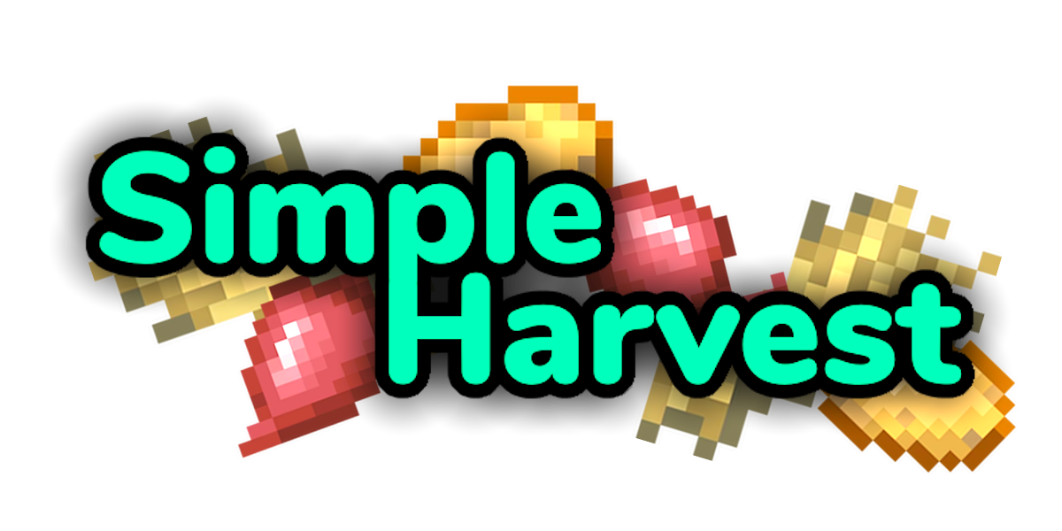 SimpleHarvest Logo on crops