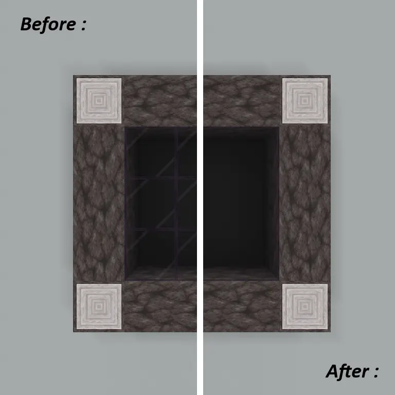 Before and After Comparison.