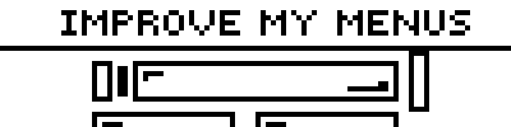 Improve My Menus Header