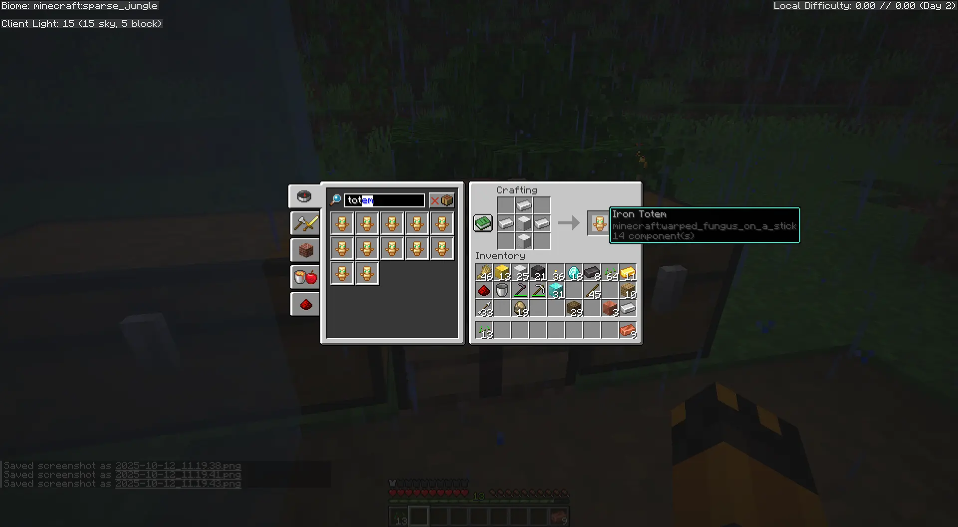 Iron Totem Tall Recipe