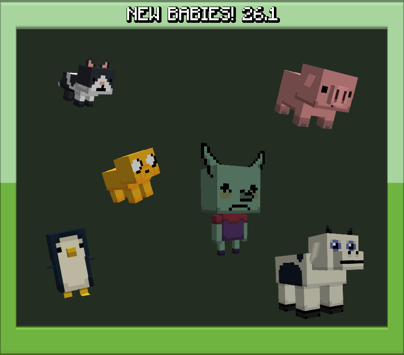 26.1 New Baby Animal Models!
