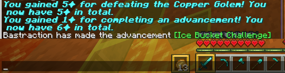 RogueCraft Copper Golem Skillpoints