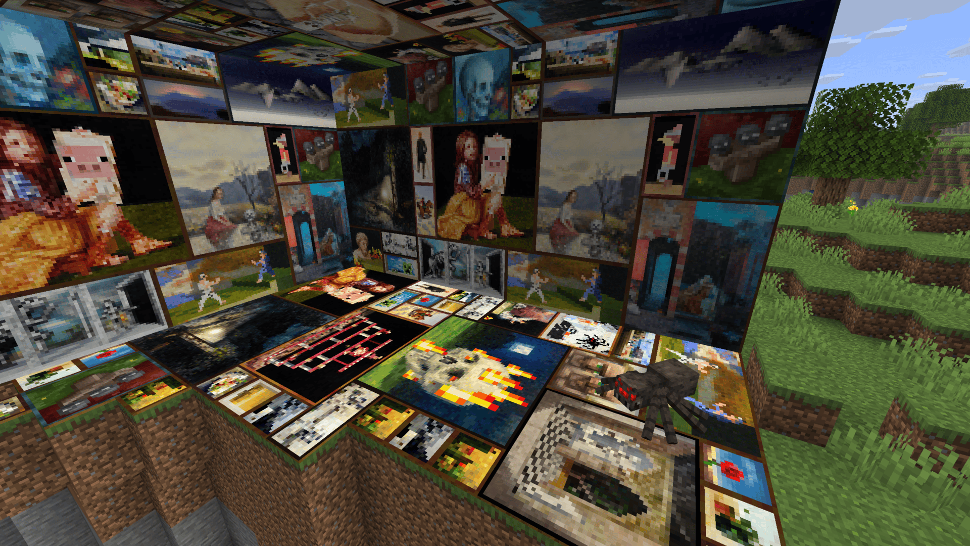 paintings in all directions