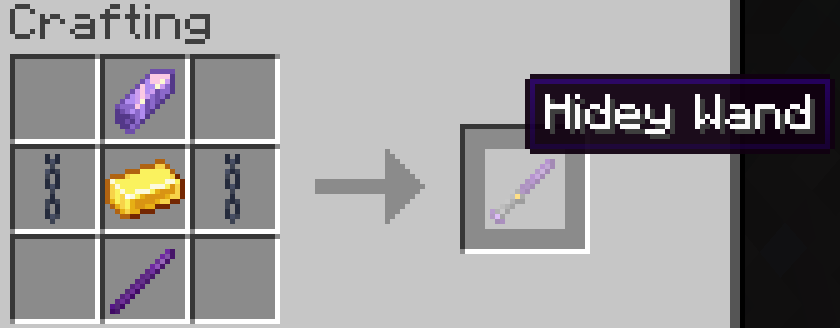 Hidey Wand Recipe