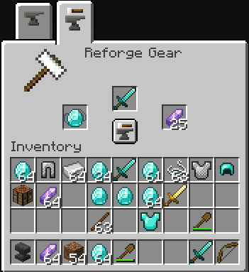 Reforge gear tab