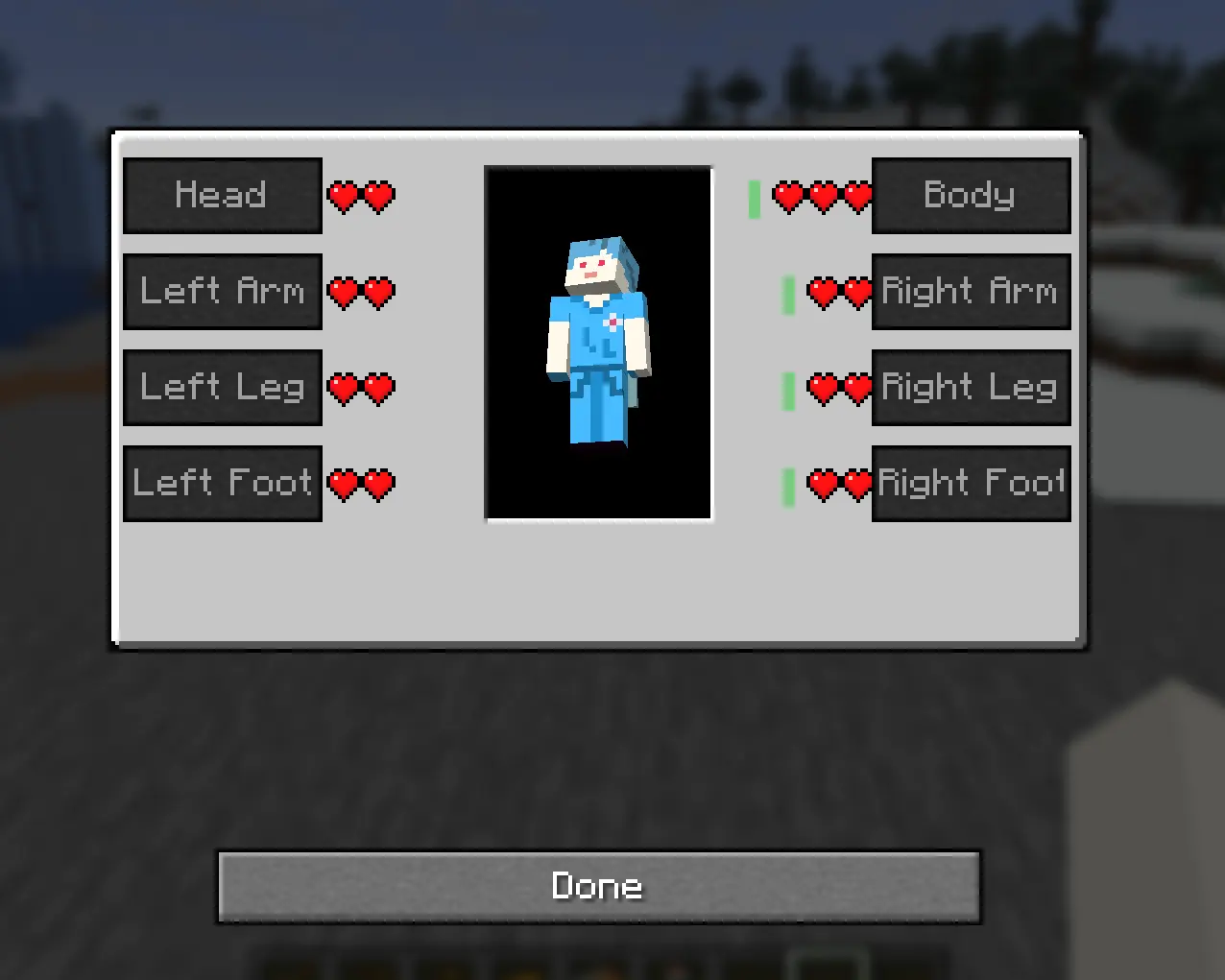 Real injury system