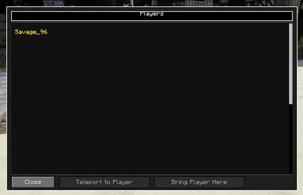 Player Teleport Manager