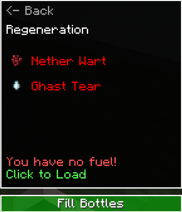 Brewing stand recipe
