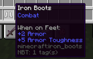 A pair of iron boots that are tougher than the others