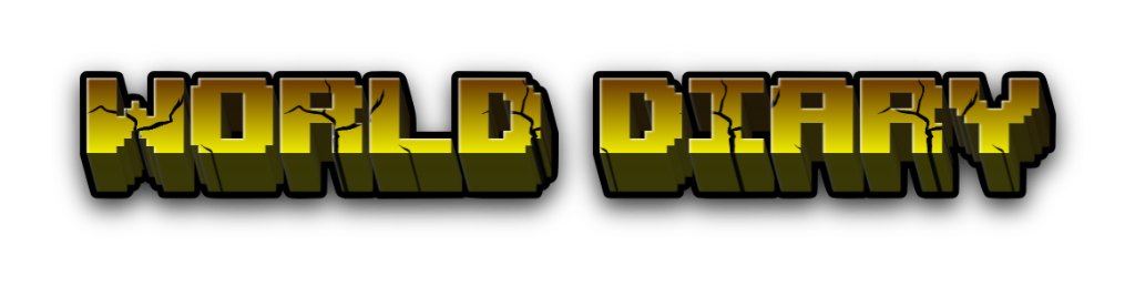World Diary on Minecraft Font